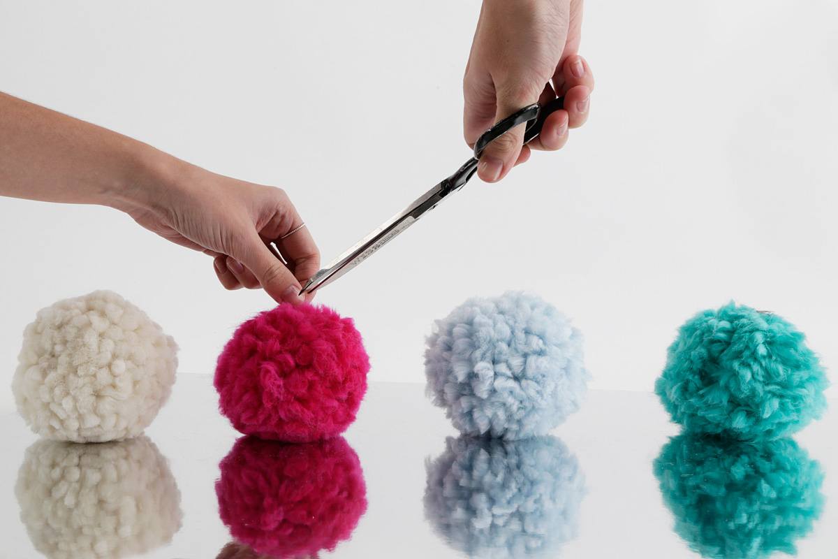 How To Make A Pompom Garland Wool and the Gang Blog Free Knitting