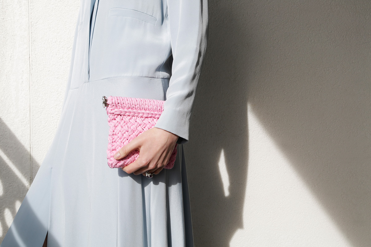 Ways to wear your Hold Tight Clutch Wool and the Gang Blog Free